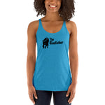 Quadfather Silhouette Logo Tank